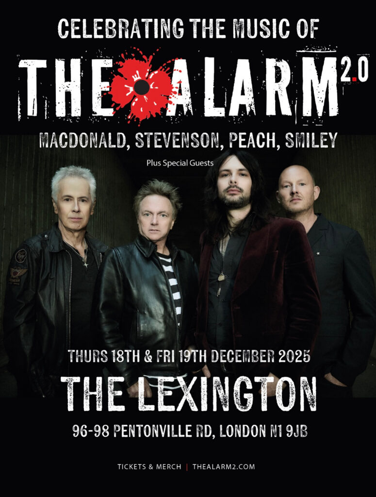 The Alarm 2.0 gig flyer